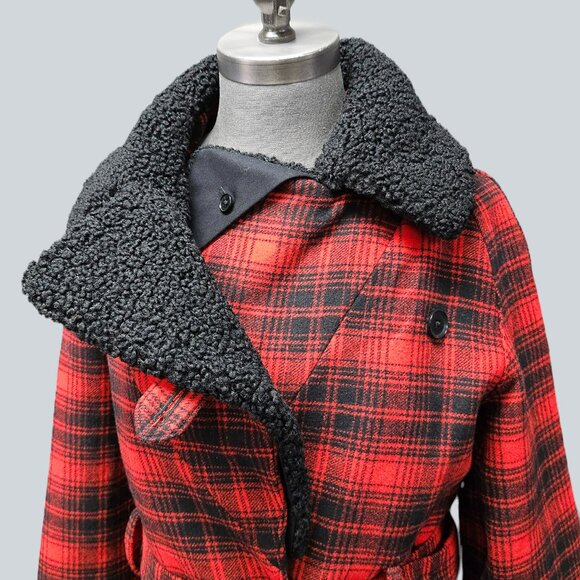 Banana Republic Black & Red Plaid Jacket - Picture 4 of 6